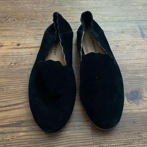 Lucky Brand black suede flats